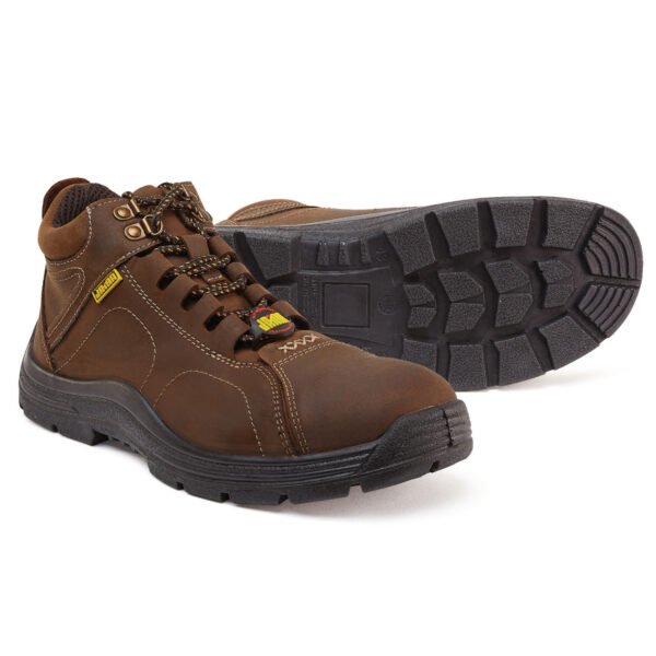 Jama Polyurethane (PU) Single Density High Ankle Safety Shoes- JB-046