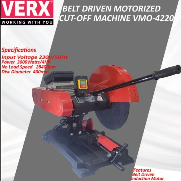 Verx Chop Saw Machine – 3000W, 355mm (VMO-4220)