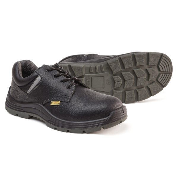 JAMA LEATHER SAFETY SHOES BLACK JB124