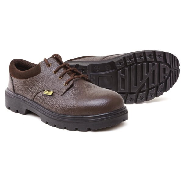 JAMA LEATHER SAFETY SHOES Phoenix Brown, JS139